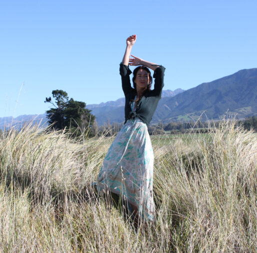 piera maria dancing in the flowers